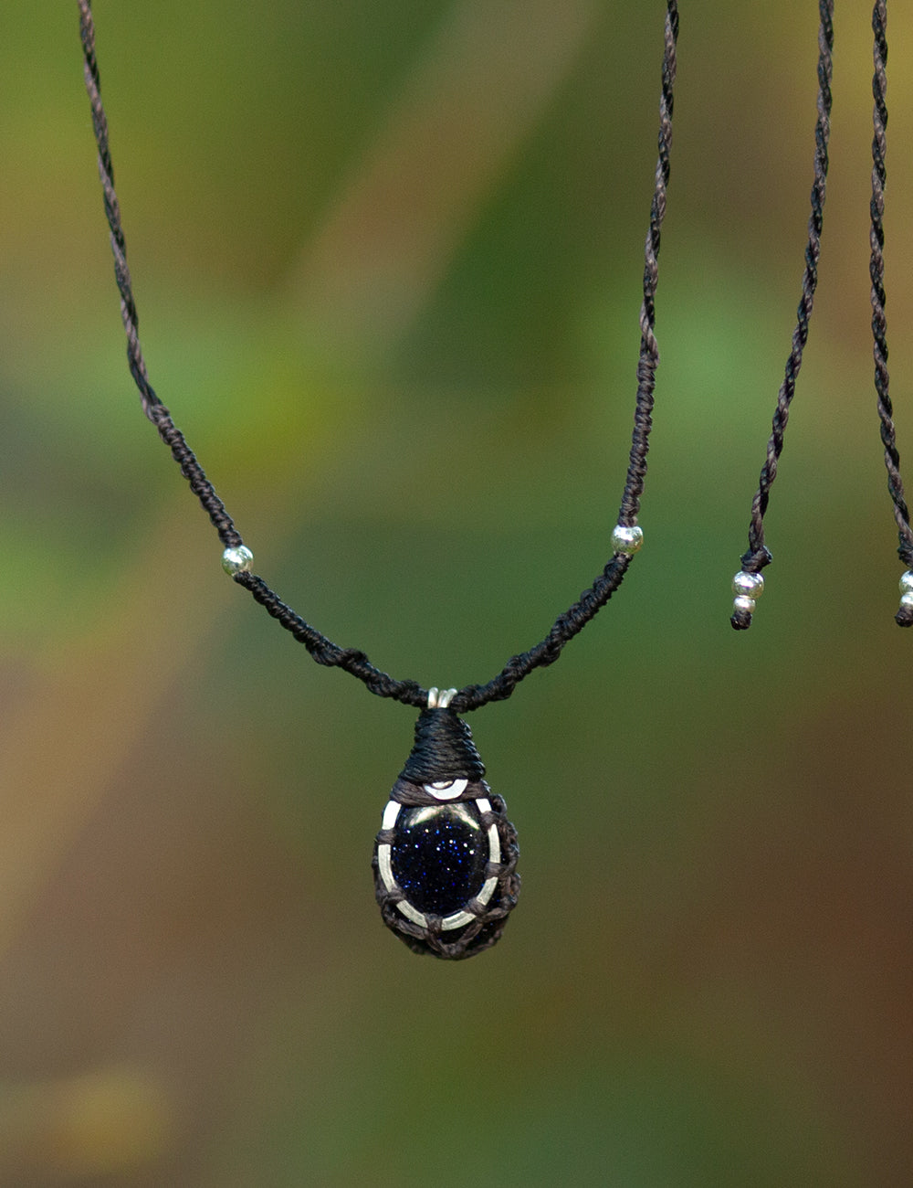 Shimmering labradorite necklace